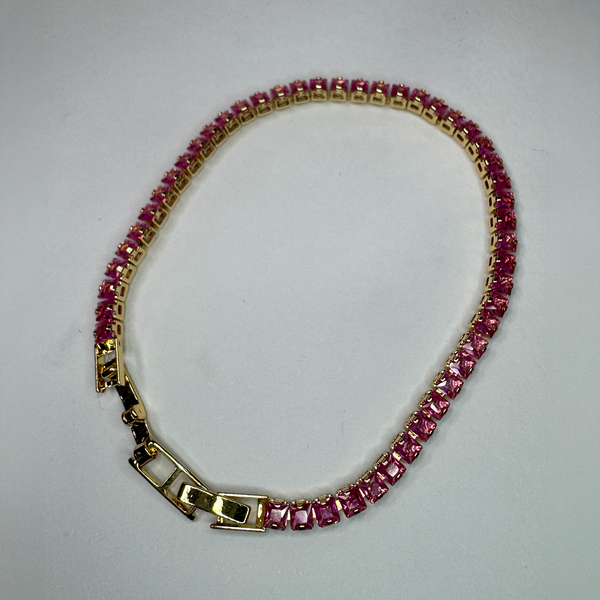 Pulseira Yara Folheado a Ouro 18k com Zircônias