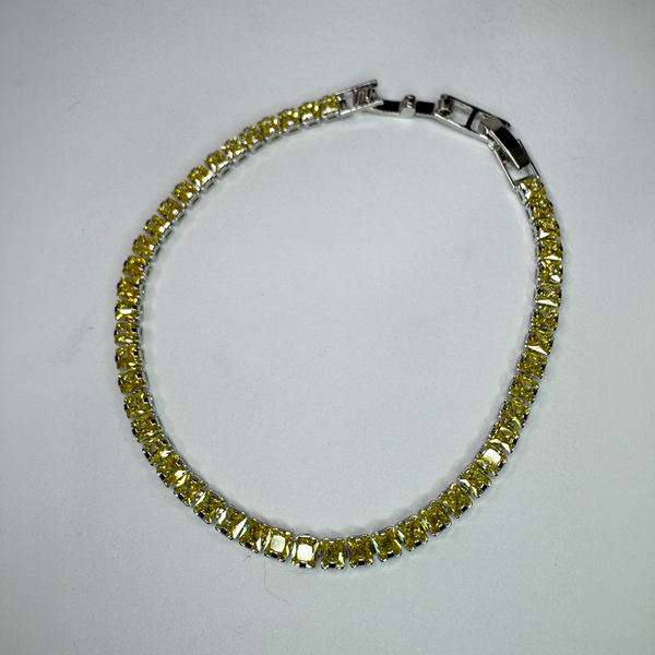 Pulseira Aurora Zircônia Folheado a Prata