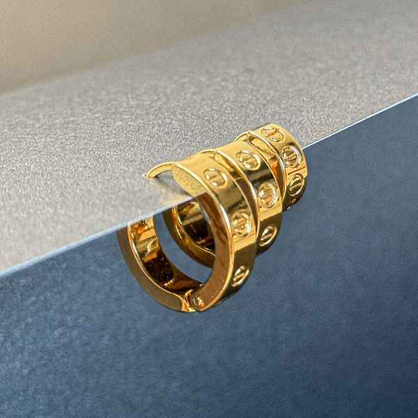 Brinco Trio Inspo Cartier – Aço Inoxidável