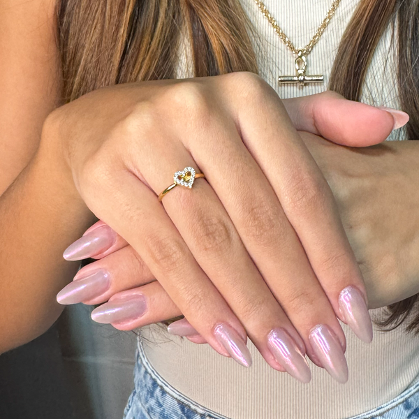 Anel Lola Banhado a Ouro 18k