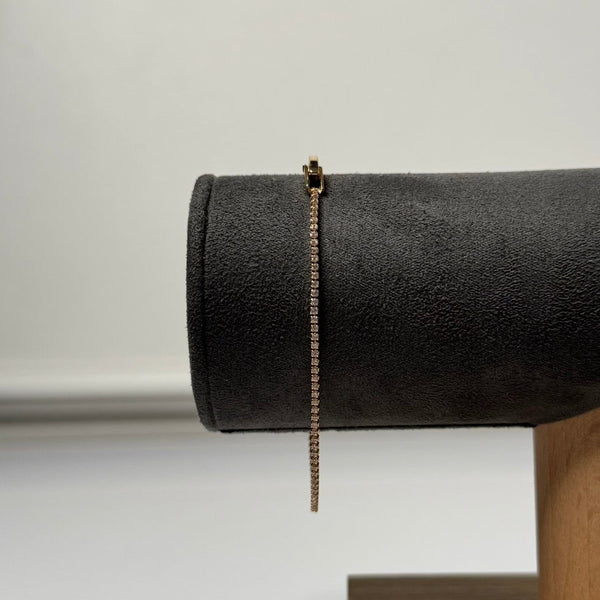 Pulseira Manu – Folheada a ouro 18k com Zircônias