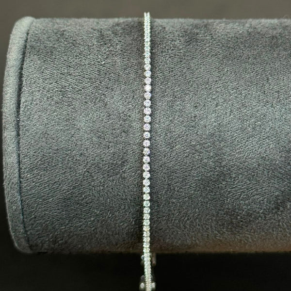 Pulseira Manu – Folheada a Prata com Zircônias